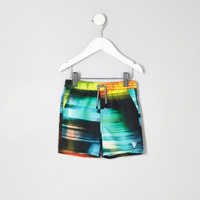 Mini boys multi coloured swim shorts